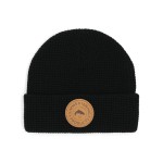 Everyday Waffle Knit Beanie Black